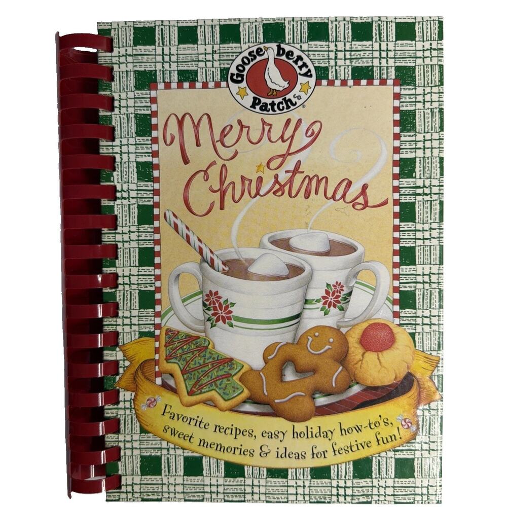 Goose Berry Patch Merry Christmas Cookbook Favorite Recipes Easy Holiday How-to
